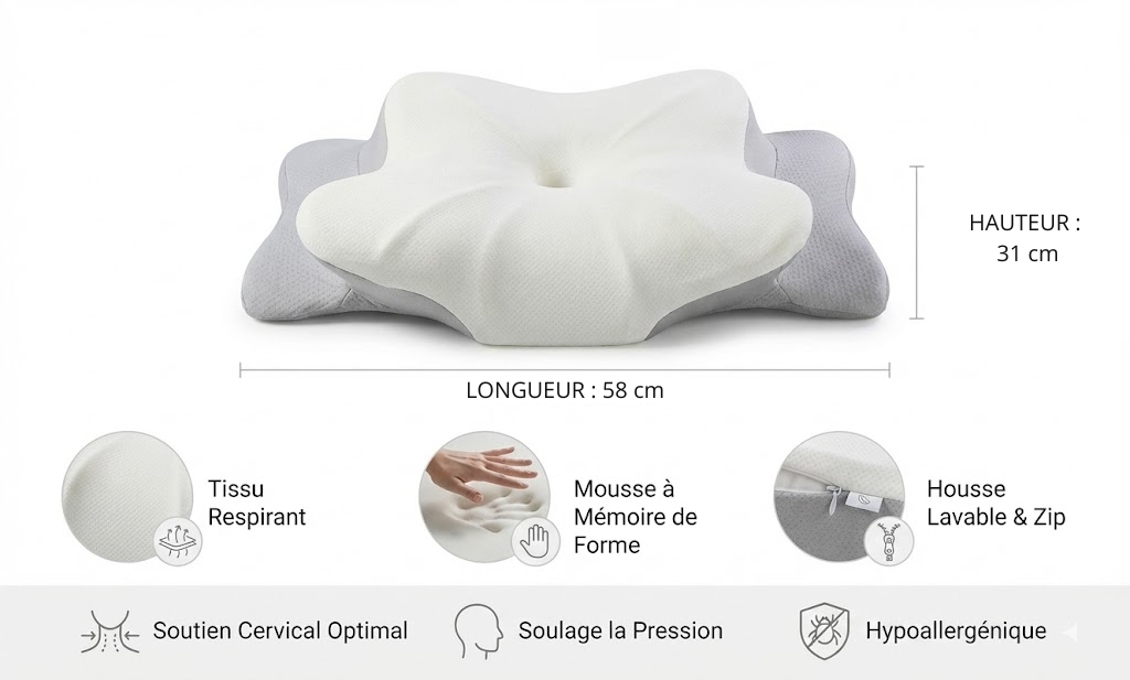 Oreiller ergonomique – Le Signature