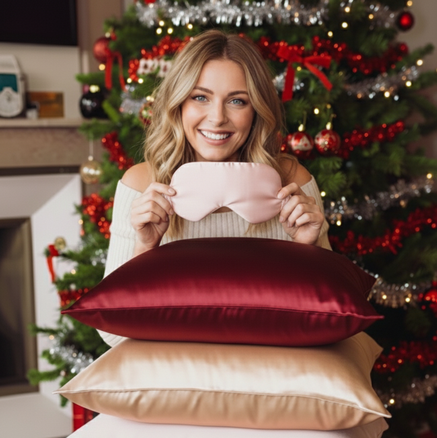 Taie d’oreiller en soie de mûrier 100 % naturelle