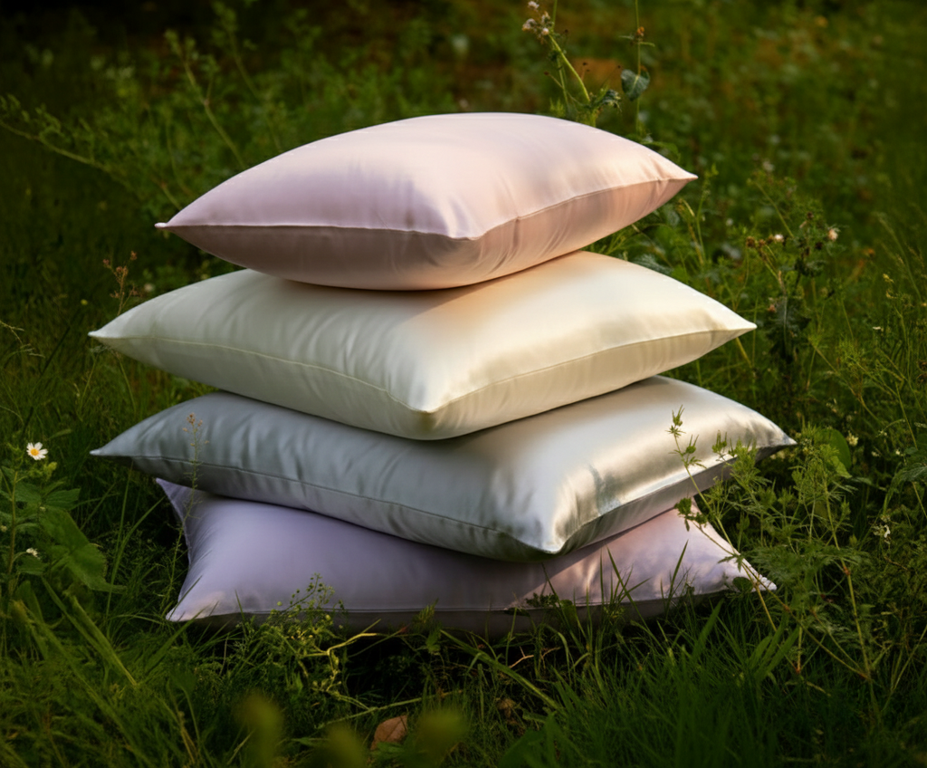 Taie d’oreiller en soie de mûrier 100 % naturelle