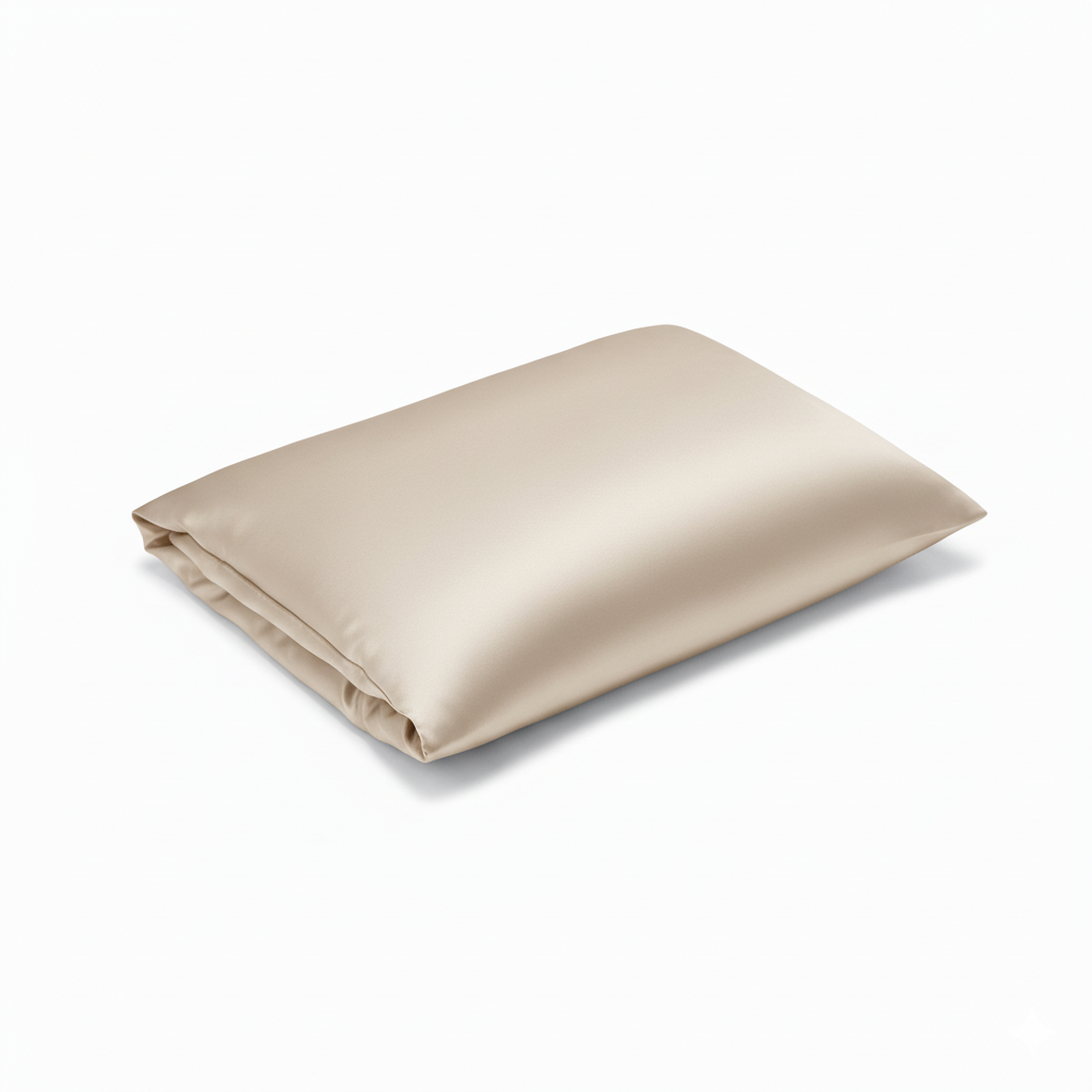 Taie d’oreiller en soie de mûrier 100 % naturelle