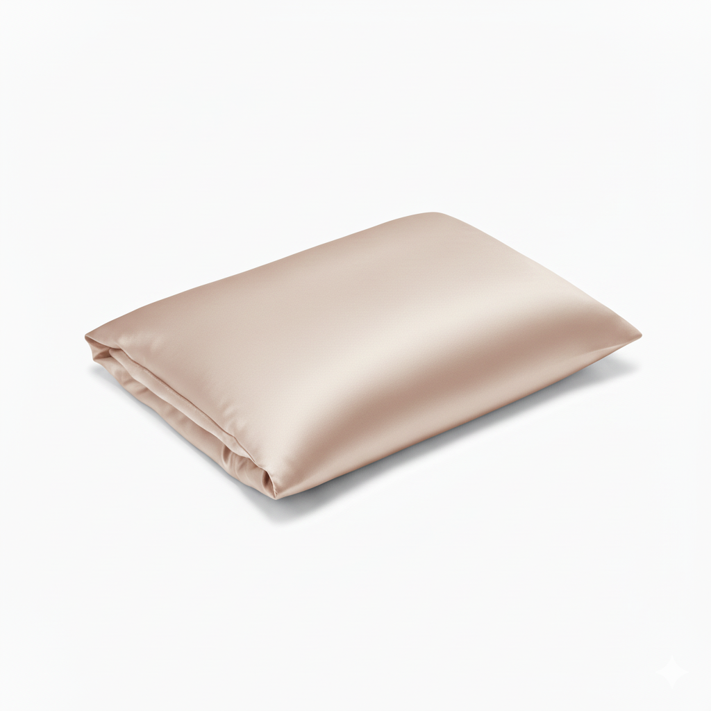 Taie d’oreiller en soie de mûrier 100 % naturelle